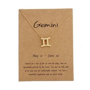 Gemini Zodiac Necklace